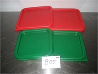 Lot of 4 Foood Container Lids