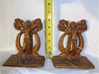 Thespian  Art Nouveau Bookends