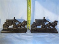 Hubley Stagecoach Bookends