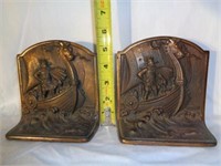 Viking on Ship Bookends
