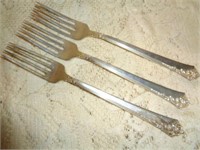 3 Heirloom Sterling Forks 127 Grams Total