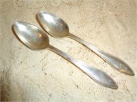 2 Sterling Spoons - 52 Grams Total