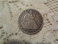 1854 O Seated Half Dollar