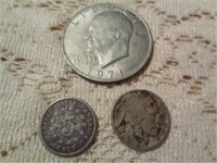 Eisenhower 1971 D  - Shield Nickel