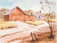 EDWARD GARBELY American 1908-1999 Watercolor