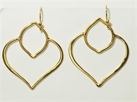 $100. Gold-Plated SS Earrings
