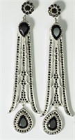 $250. SS CZ Earrings