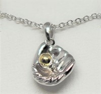 $100. SS Diamond Necklace