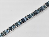 $1000. SS Sapphire Bracelet