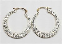 $300. 10K CZ Earrings