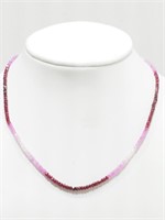 $1700. 14K Ruby Necklace