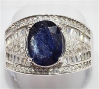 $400. SS Sapphire Ring