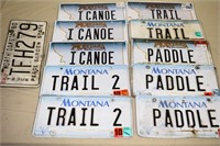 AWESOME LICENSE PLATE COLLECTION ! -X