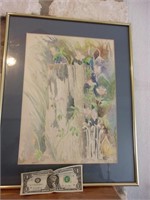 Framed  Water color ?print