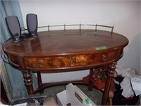 Wooden table with drawer