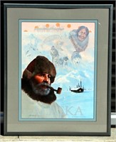 Signed Framed Alaska Print by John VanZyle 1983