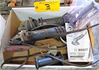 (2) Bosch # 1380 Slim Electric Right Grinders