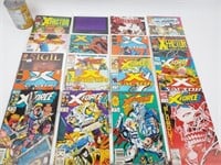 20 comics Marvel dont X-Factor,  Cable, Sigil