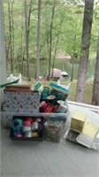 Assorted lot of estate craft items