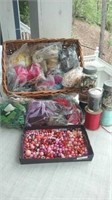 Assorted lot of estate craft items