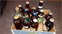 FLAT OF ASSORTED BEER BOTTLES