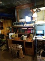 Large Lot of Desk, Goot, Books, Mirror, & More