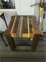 Handmade Solid Wood End Table