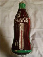 Coca cola metal thermometer