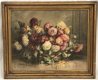 Mathilde See (- 1935), Watercolor of Flowers