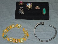 Gold and Silver Jewelry Lot.