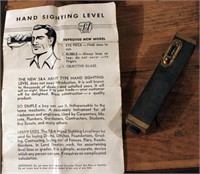Handsighting Level in original box w/ instructions