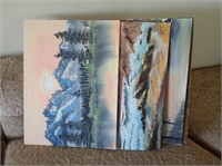 Lot of Paintings by HMF - Outdoors Themes