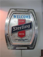 Pure Sterling Beer Light Up Sign 25" x 20"