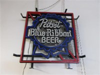 Pabst Blue Ribbon Beer Neon Sign 13" x 13"