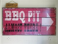 BBQ PIT Sign