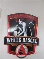 White Rascal sign 18 x 14"