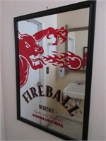 Fireball Mirror 41" x 28