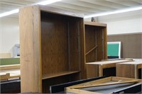 Oak Science Lab Cabinets