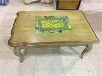 FRENCH STYLE COFFEE TABLE WITH FISH DESIGN