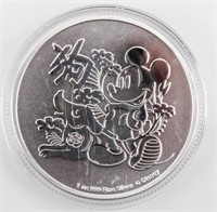Coin 2018 Niue Mickey Mouse 1 Troy Oz Silver