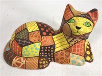 Chalkware patchwork cat