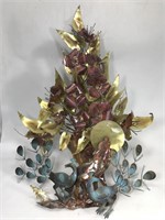 Hammered metal wall art collection