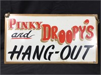 Vintage Pinky and Droopy’s Hang Out sign