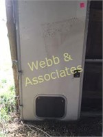 aluminum trailer door (needs repair)