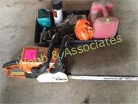 Stihl 025 chainsaw and accessories