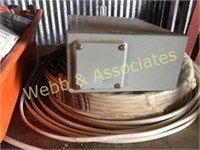 assorted electrical supplies and wire