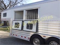2005 Four Star 2 horse slant horse trailer with