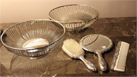 5 Unmatched Silver Plate - 2 Silver Plated Bread