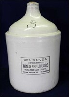 Red Wing 3 Gal SOL RUVEL Wines and Liquors