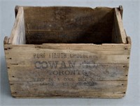 Vtg Cowan CO Pure Liquor Chocolate Crate
